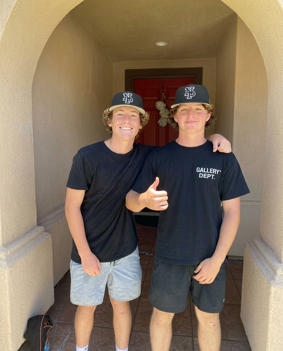 Silas McCloskey and Colin, partners at Silas & Colin Window Cleaning